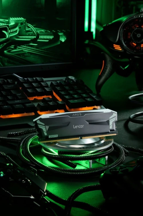 Lexar Pamięć DDR5 ARES RGB Gaming 32GB(2*16GB)/6800 czarna