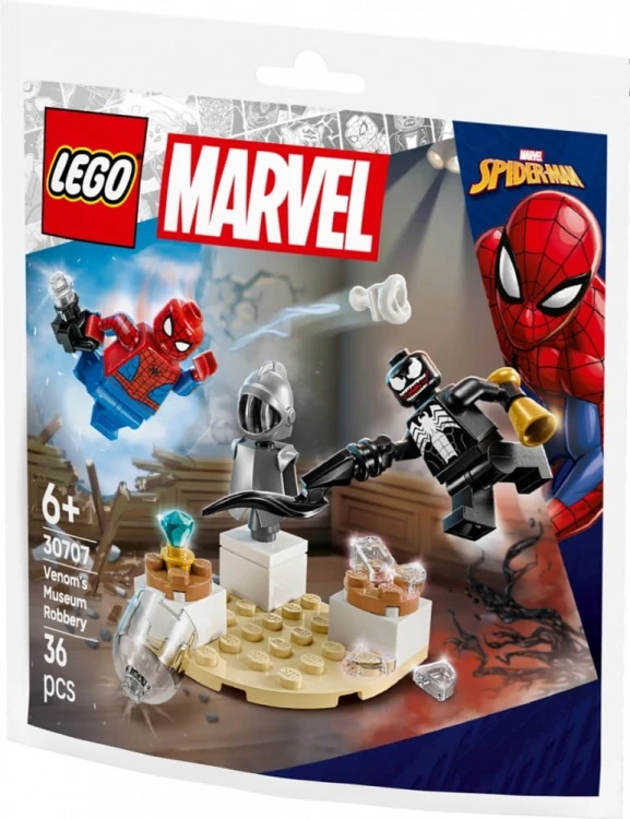 LEGO Klocki Super Heroes 30707 Napad Venoma na muzeum