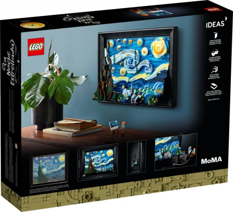 LEGO Klocki Ideas 21333 Gwiaździsta noc Vincenta van Gogha