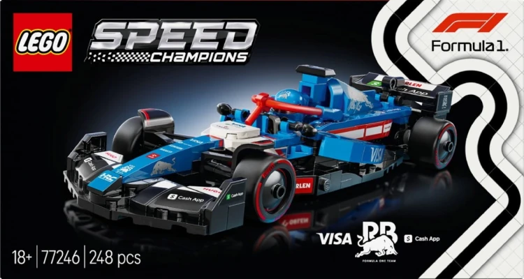 LEGO Klocki Speed Champions 77246 Bolid F1 Visa Cash App RB VCARB 01