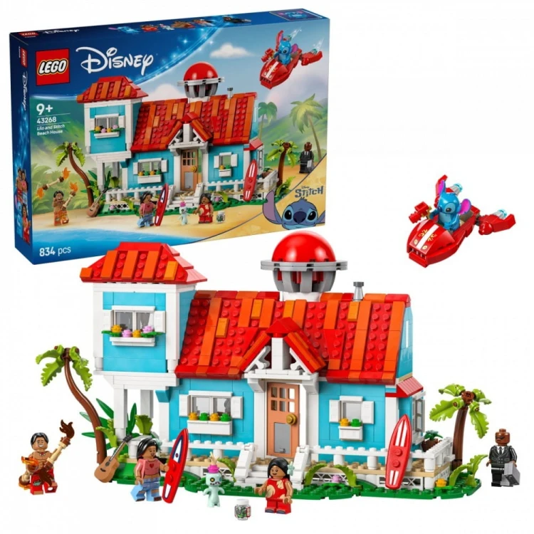 LEGO Klocki Disney 43268 Domek na plaży Lilo i Stitcha