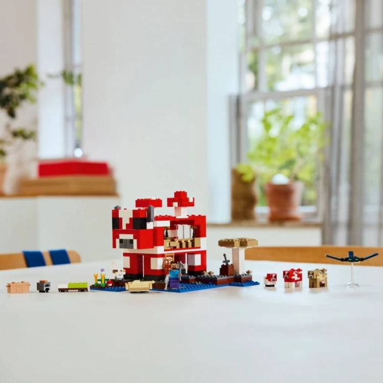 LEGO Klocki Minecraft 21270 Dom grzybowej krowy