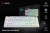 Savio Klawiatura mechaniczna bezprzewodowa PHENIX WHITE Gateron Red Pro, ABS
