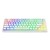 Savio Klawiatura mechaniczna bezprzewodowa SAVIO PHENIX WHITE Gateron Yellow, Pudding