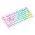 Savio Klawiatura mechaniczna bezprzewodowa SAVIO PHENIX WHITE Gateron Yellow, Pudding