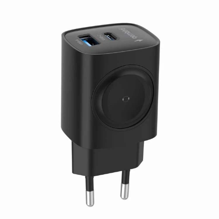 Gembird Ładowarka USB-A USB-C 20W PowerDelivery Quick Charge 3.0, czarna