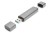 Digitus Czytnik kart 3-portowy USB Typ C/ USB 3.0 SuperSpeed SD Micro SD HQ  aluminium Szary