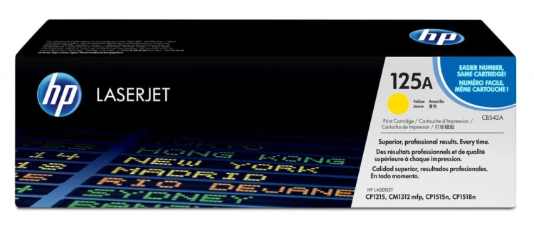 HP Inc. Toner 125A CLJ CP1215 Żółty 1.4k CB542A