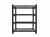 Lanberg Regał na baterie UPS 830X454 2X4 (8) czarny OR01-830454-204-BK