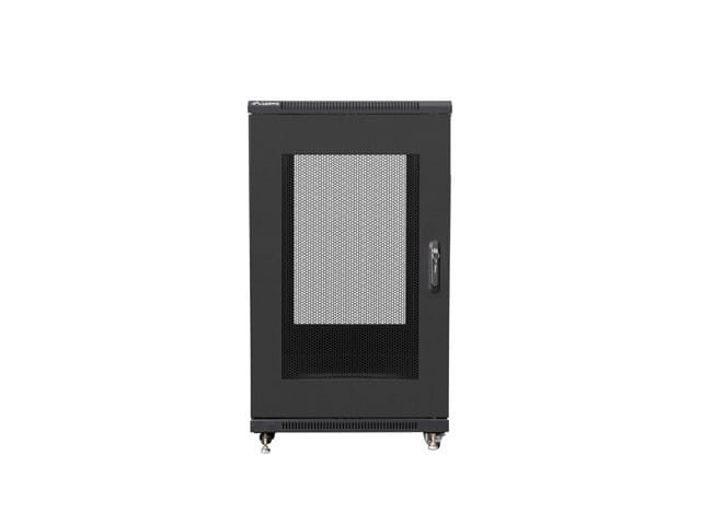 Lanberg Szafa stojąca 19 cali 22U 600x800 drzwi perforowane, czarna