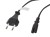 Lanberg Kabel zasilający EURO (radiowy) CEE 7/16 - IEC 320 C7 1.8M       czarny