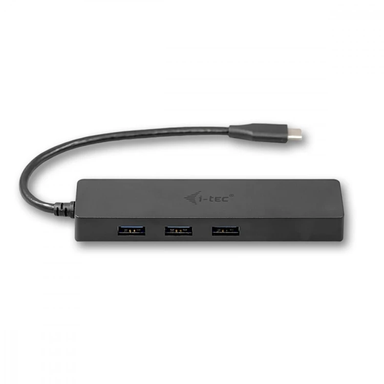 i-tec USB-C Slim 3-port HUB z adapterem Gigabit Ethernet