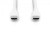Digitus Kabel zasilający silikonowy USB-C - USB-C, USB 2.0 60W, 0,5m Biały