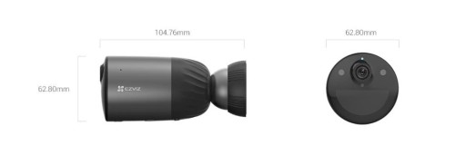 EZVIZ Kamera zewnętrzna  BC1C 4K &amp; Solar Panel F Kit