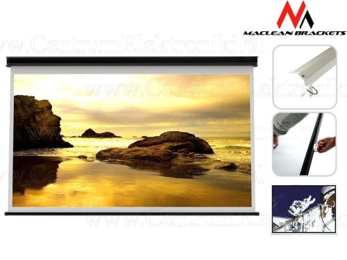 Maclean Ekran projekcyjny MC-591 120 cali 4:3 240x180 , auto-lock Ściana lub sufit Biały matowy