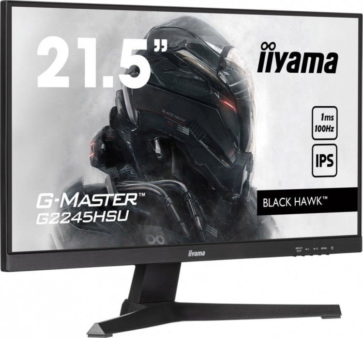 IIYAMA Monitor 22 cale G2245HSU-B2 IPS,FHD,100Hz,1ms,2xUSB,300cd