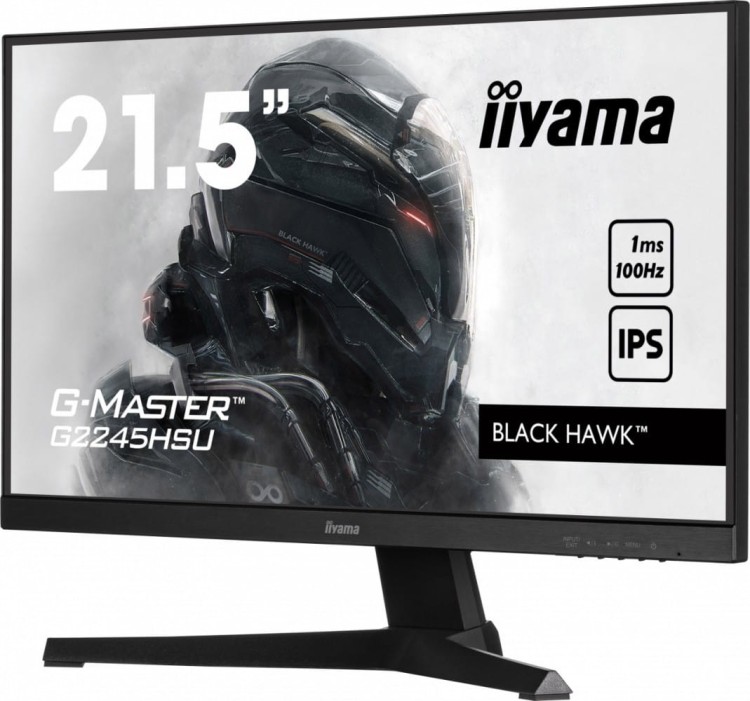 IIYAMA Monitor 22 cale G2245HSU-B2 IPS,FHD,100Hz,1ms,2xUSB,300cd