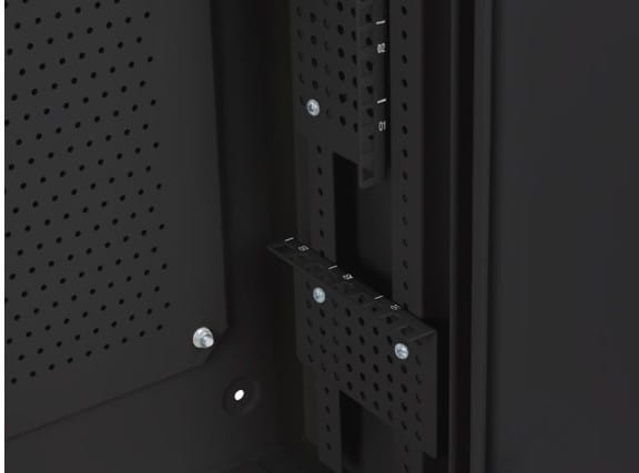 Lanberg Szafa instalacyjna rack wisząca 19 cali 6U+3U 540x200 niskoprofilowa (złożona) czarna
