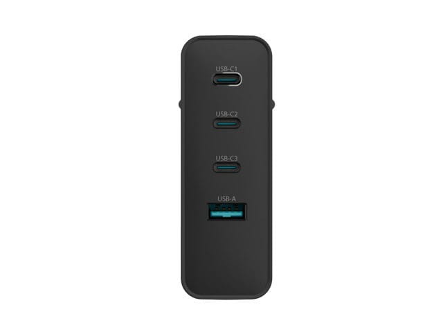 Natec Ładowarka sieciowa Ribera GAN 3xUSB-C + 1x USB-A 100W czarna