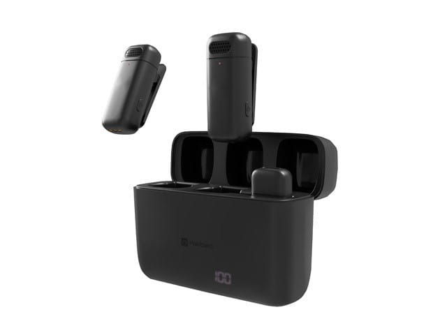 Natec Mikrofon HOPPER krawatowy bezprzewodowy lightning 2 sztuki