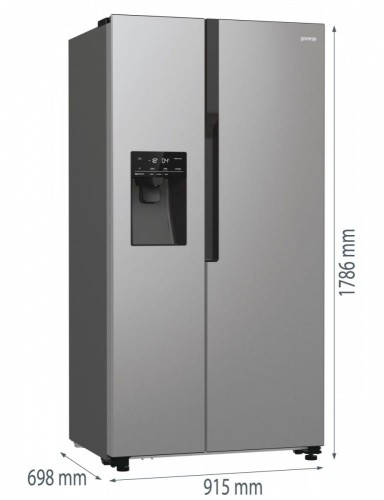 Gorenje Chłodziarko-zamrażarka NRR9185ESXL Side by Side
