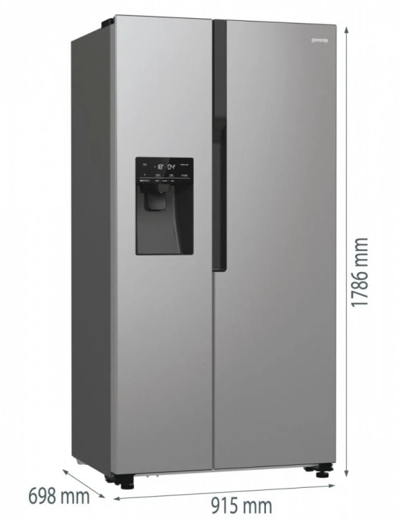 Gorenje Chłodziarko-zamrażarka NRR9185ESXL Side by Side