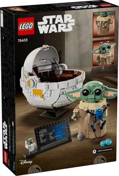 LEGO Klocki Star Wars 75403 Grogu w wózku