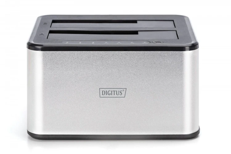 Digitus Stacja dokująca USB 3.0 Super Speed do 2x SSD/HDD 2.5/3.5" SATA III max.2x20TB z funkcją klonowania