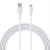 AUKEY CB-NAC1 White nylonowy kabel USB C - USB A | 1m | 3A | 60W PD | 20V