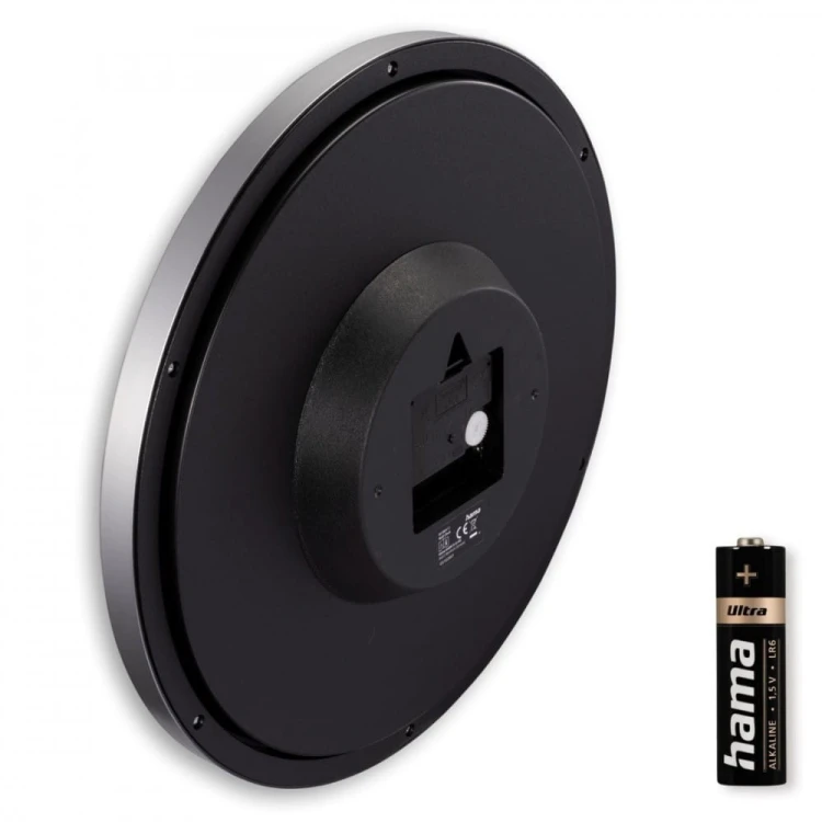 Hama Zegar ścienny 30cm Mallorca Srebrny