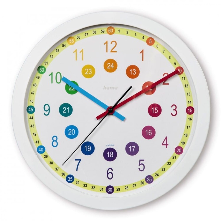 Hama Zegar ścienny Easy learning sal 30cm