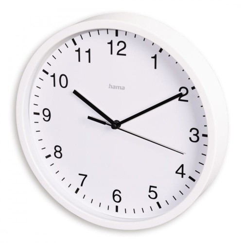 Hama Zegar ścienny Elba 25 cm Biały