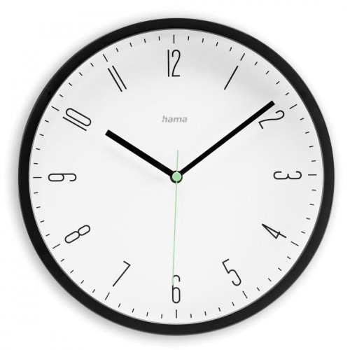 Hama Zegar ścienny Capri 25 cm Czarny