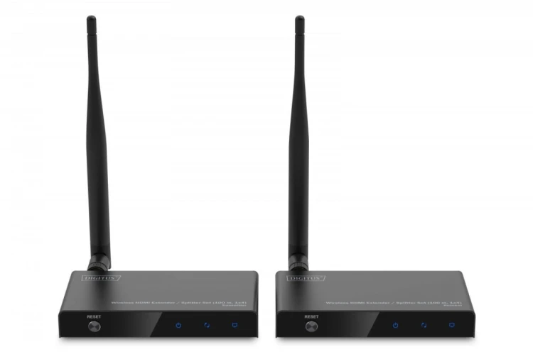 Digitus Przedłużacz/Extender splitter HDMI bezprzewodowy 100m 1080p 60Hz FHD 5GHz HDCP 1.3 (zestaw)