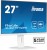 IIYAMA Monitor 27 cali XUB2797QSN-W2 IPS,QHD,USB-c Dock,HDMI,DP,PD-65W,2x2W, 4xUSB(3.2),300cd/m2,80M:1,sRGB:99%/5y/