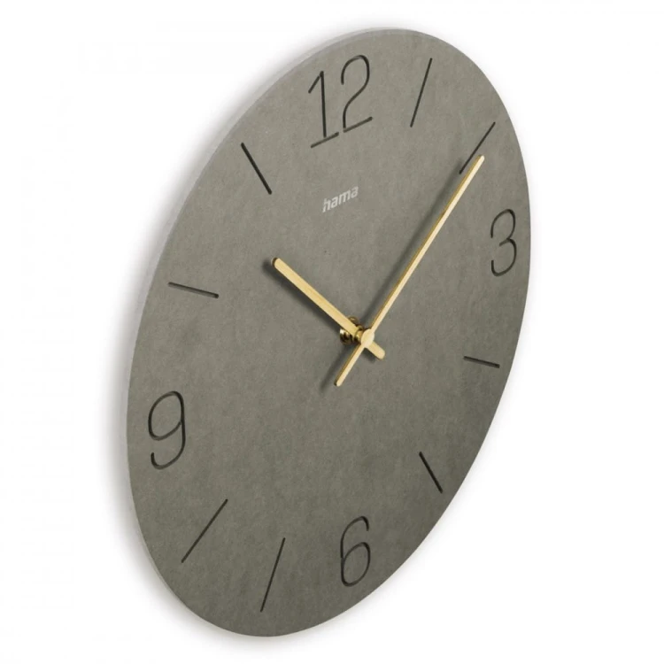 Hama Zegar ścienny 30cm Crete MDF