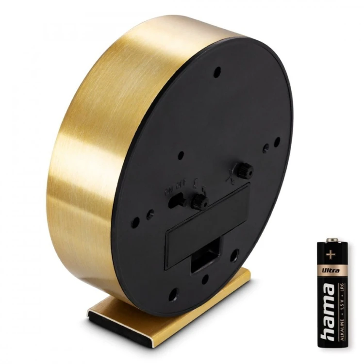 Hama Budzik Skye 11,3cm Złoty