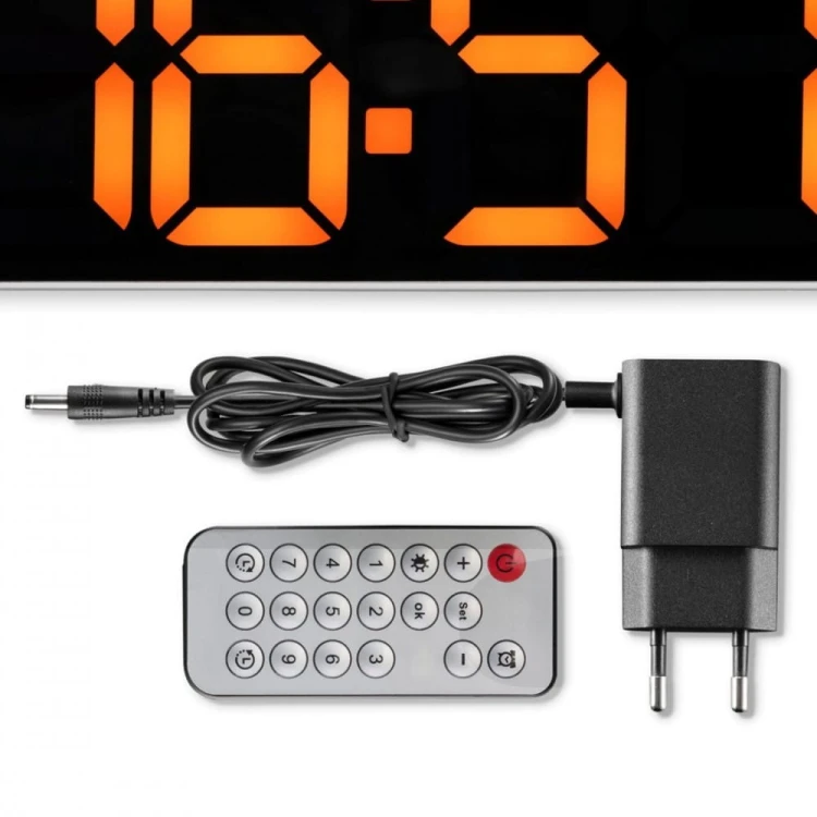 Hama Zegar elektroniczny ścienny Santa cruz
