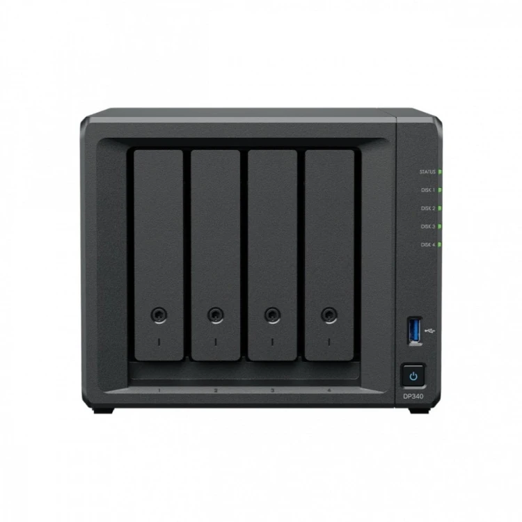 Synology Serwer NAS DP340 AMD R1600 16GB 4x8TB 2x400G 3Y