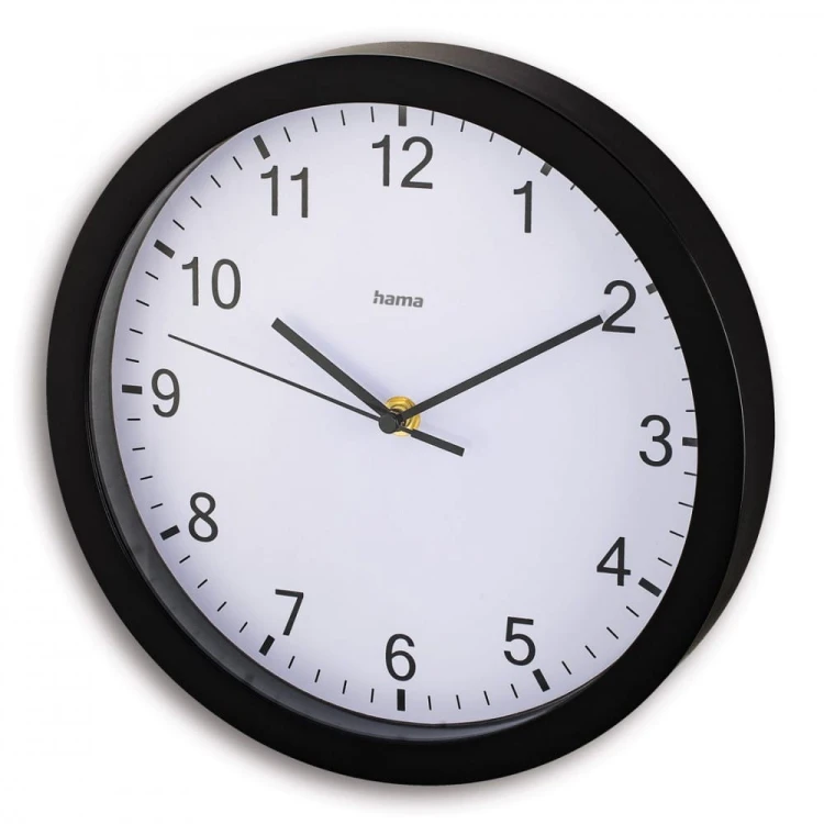 Hama Zegar ścienny Elba 25cm Czarny