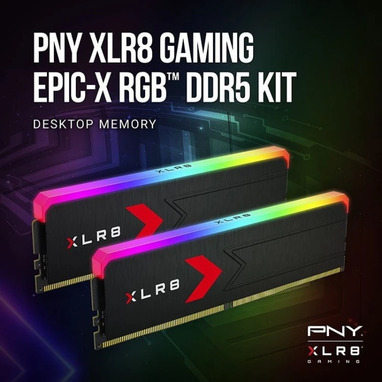 PNY Pamięć DDR5 32GB 6000 C36 2x16 MD32GK2D5600036XRGB