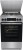 Gorenje Kuchnia gazowo-elektryczna GKS5C71XF