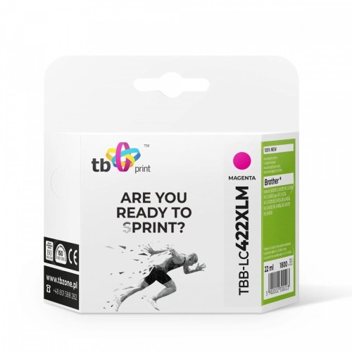 TB Print Tusz do Brother MFC-J5340DW TBB-LC422XLM 100% nowy magenta
