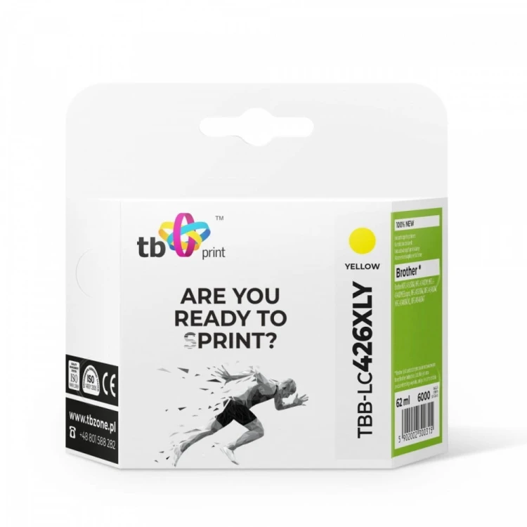 TB Print Tusz do Brother MFC-J4540DW TBB-LC426XLY 100% nowy żółty