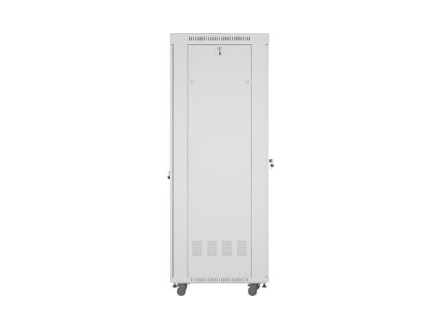 Lanberg Szafa instalacyjna rack stojąca 19 cali 42U 600x800 drzwi perforowane LCD szara (Flat pack)