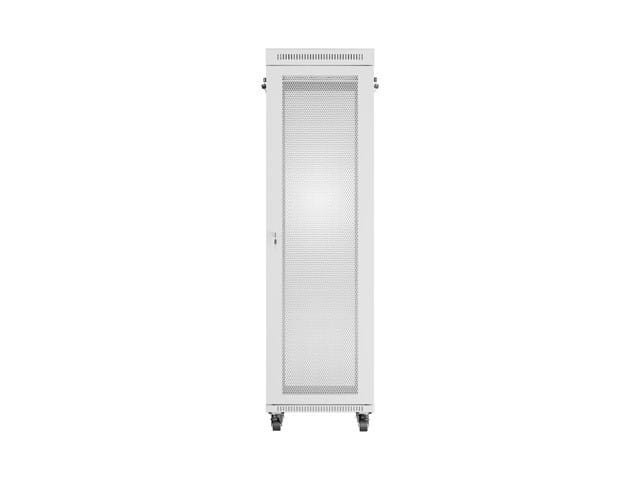 Lanberg Szafa instalacyjna rack stojąca 19 cali 42U 600x800 drzwi perforowane LCD szara (Flat pack)
