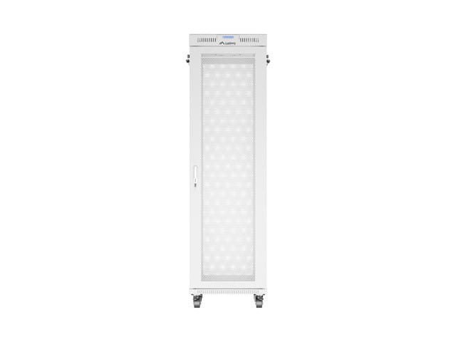 Lanberg Szafa instalacyjna rack stojąca 19 cali 42U 600x800 drzwi perforowane LCD szara (Flat pack)