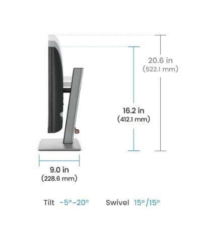 Benq Monitor 24 cale RD240Q WQXGA 5ms/IPS/1200:1/HDMI/DP