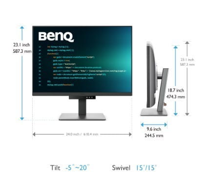 Benq Monitor 28 cali RD280U 4K IPS 5ms/IPS/1200:1/HDMI/DP