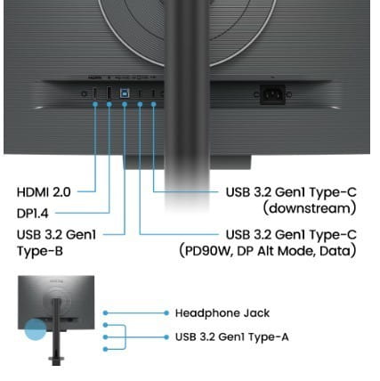 Benq Monitor 28 cali RD280UA 4K IPS 5ms/IPS/1200:1/HDMI/DP